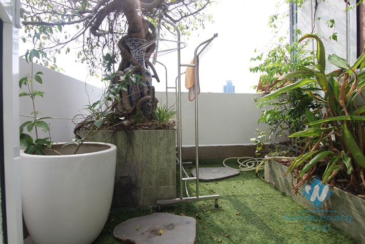 Bright rooftop apartment rental in Dong Da, Hanoi